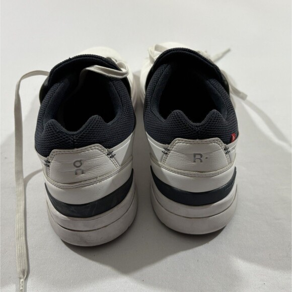 On Men\'s The Roger Advantage Tennis White Navy Shoes Pickleball Sneakers Sz 11.5 main image 4